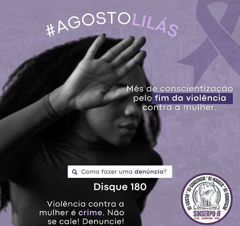 Agosto Lilás Capa De Site