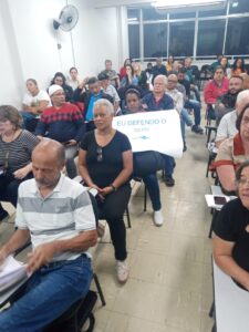 Reunião no conselho municipal de saúde 23.4 4